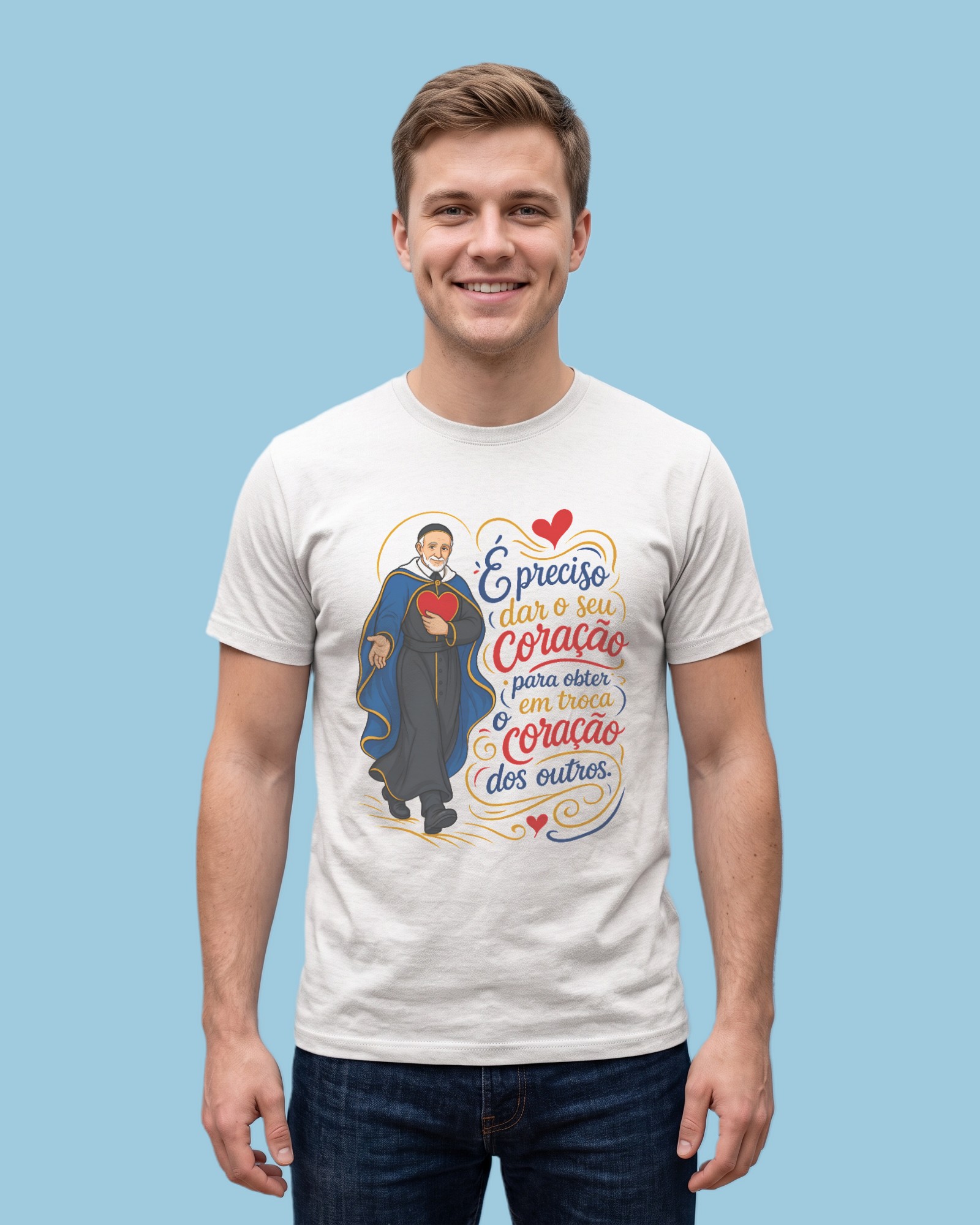 Camiseta Coração Generoso