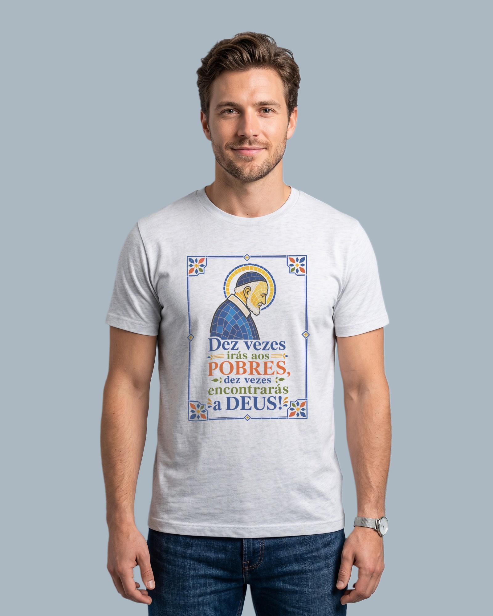 Camiseta Dez Vezes Encontrarás a Deus