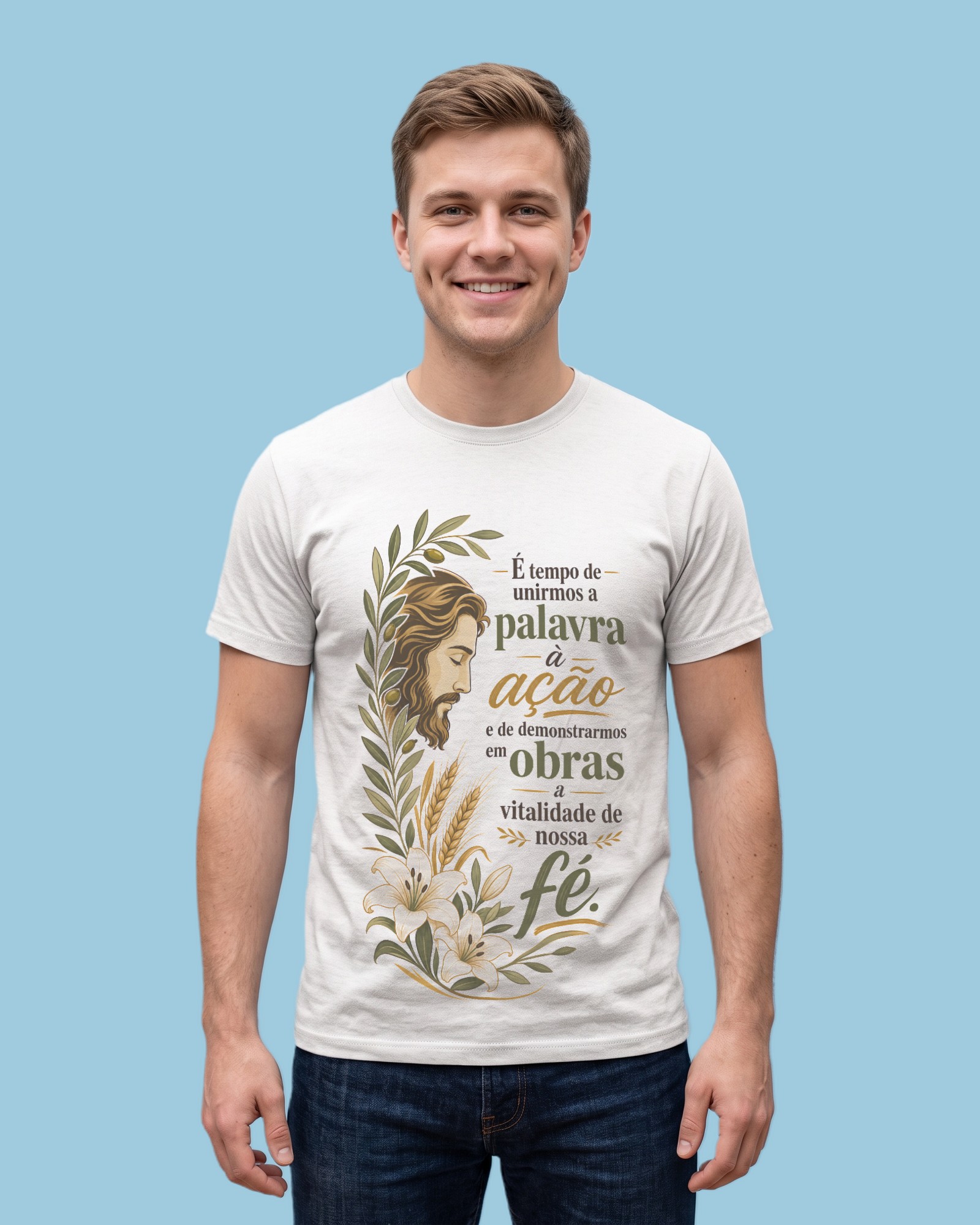 Camiseta Fé em Ação