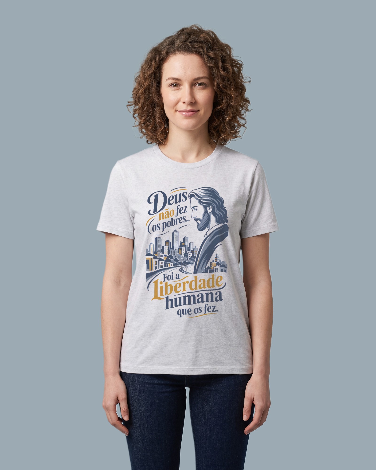 Camiseta Liberdade e Pobreza