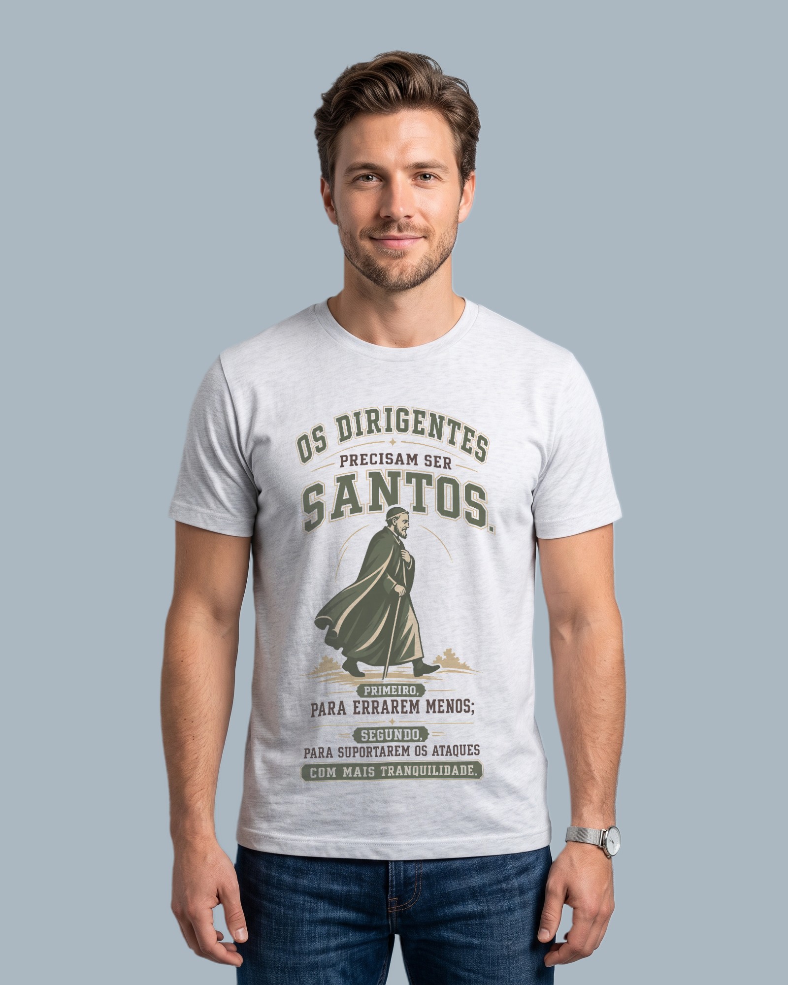 Camiseta Liderança Santa