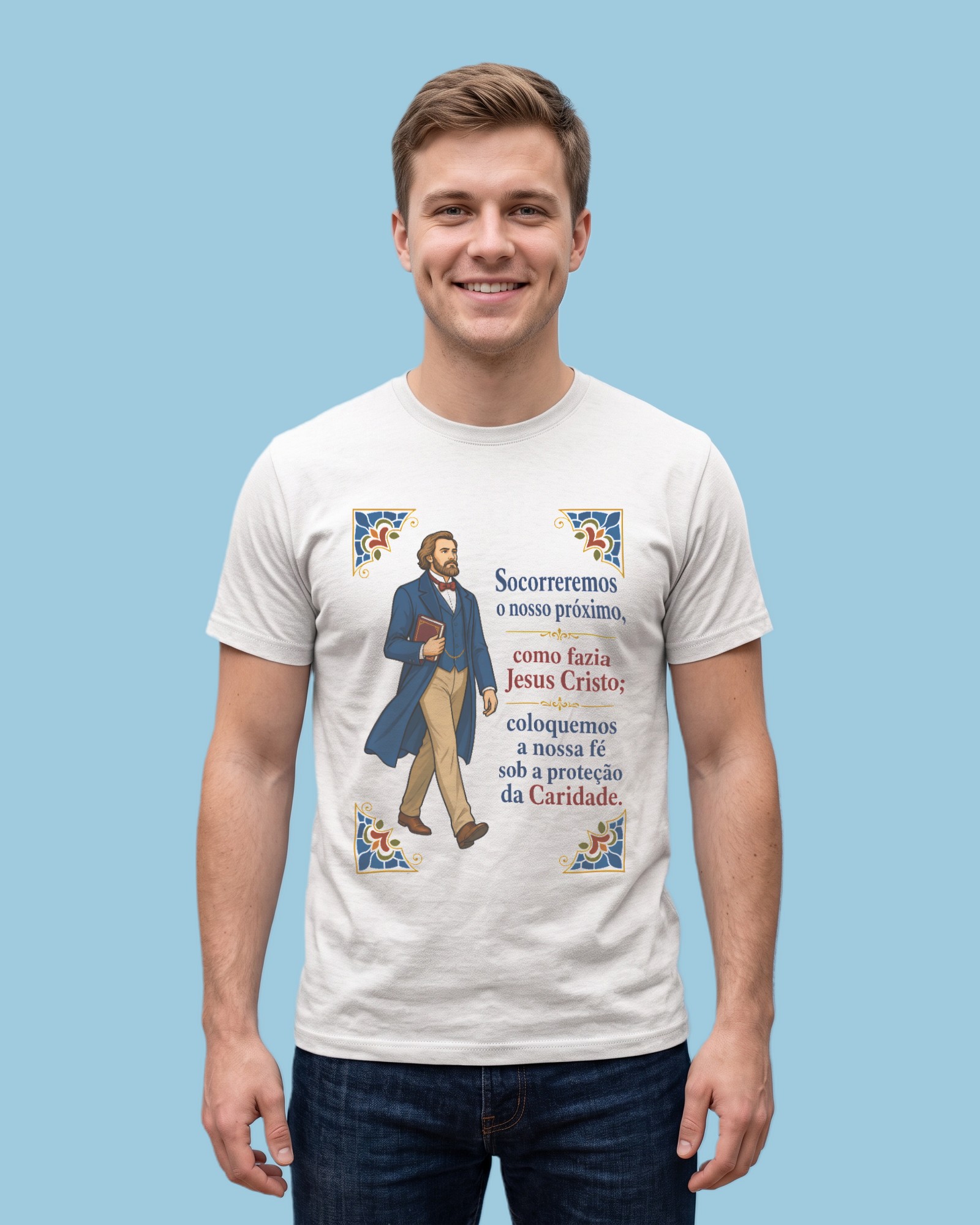 Camiseta Sob a Proteção da Caridade